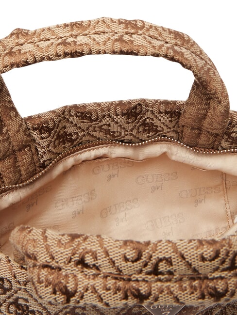 KIDS Handbag, with shoulder strap 4g aop beige white - Kids bags and accessories