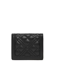 LOVE MOSCHINO QUILTED Mini Wallet black lacquer - Women&rsquo;s Wallets - 3