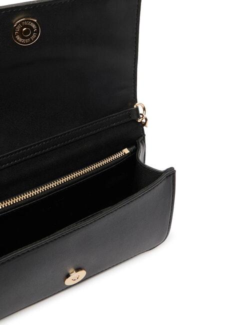 QUILTED Clutch / Wallet with shoulder strap Black - Women&rsquo;s Wallets