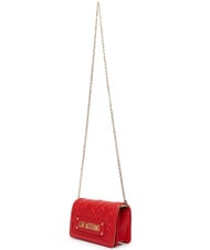 LOVE MOSCHINO QUILTED Clutch / Wallet with shoulder strap RED - Women&rsquo;s Wallets - 3