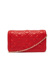 LOVE MOSCHINO QUILTED Clutch / Wallet with shoulder strap RED - Women&rsquo;s Wallets - 4