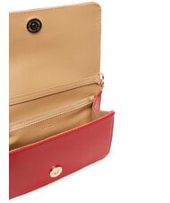 LOVE MOSCHINO QUILTED Clutch / Wallet with shoulder strap RED - Women&rsquo;s Wallets - 5