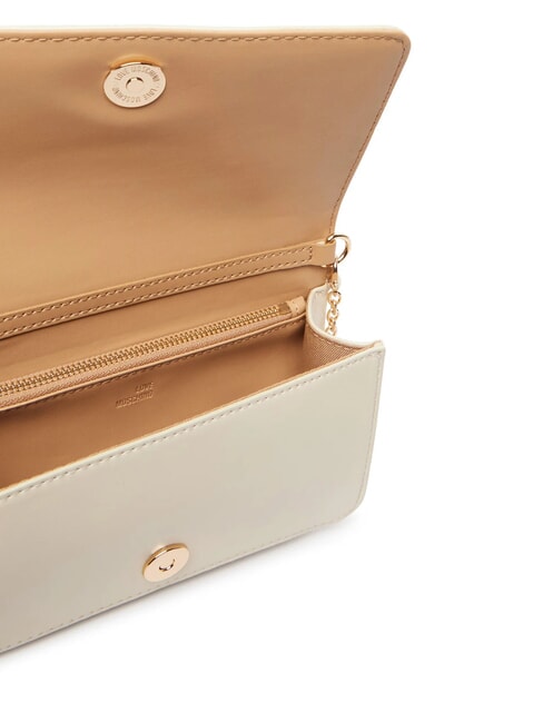 QUILTED Clutch / Wallet with shoulder strap ivory - Women&rsquo;s Wallets