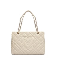 LOVE MOSCHINO QUILTED Shoulder bag ivory - Women&rsquo;s Bags - 3