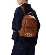 LOVE MOSCHINO EMBOSSED Backpack with pocket LEATHER - Women&rsquo;s Bags - 2