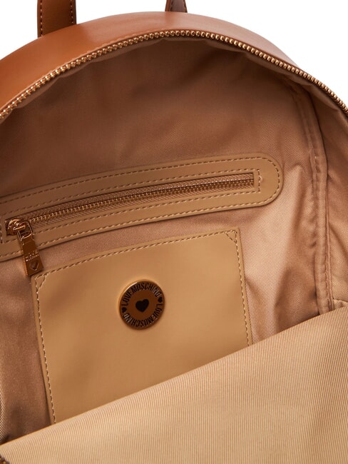 EMBOSSED Backpack with pocket LEATHER - Women&rsquo;s Bags