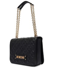 LOVE MOSCHINO QUILTED Shoulder bag Black - Women&rsquo;s Bags - 3