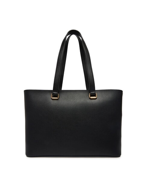 HEART TURNLOCK Shopping Bag Black - Women&rsquo;s Bags