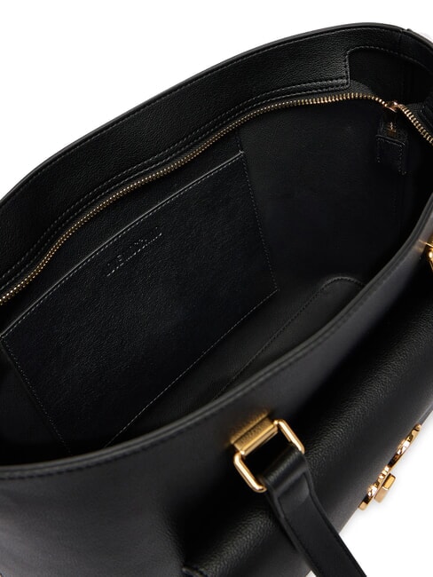 HEART TURNLOCK Shopping Bag Black - Women&rsquo;s Bags