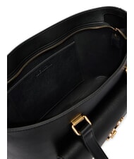 LOVE MOSCHINO HEART TURNLOCK Shopping Bag Black - Women&rsquo;s Bags - 4