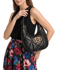 LOVE MOSCHINO EMBOSSED Q Shoulder bag Black - Women&rsquo;s Bags - 2