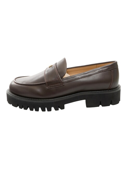TANK Leather moccasins chocolate - Women&rsquo;s shoes