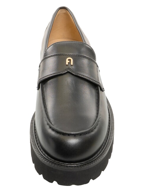TANK Leather moccasins Black - Women&rsquo;s shoes