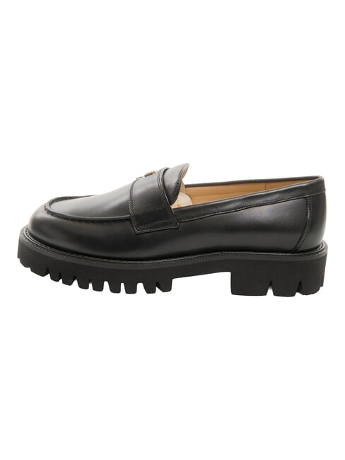TANK Leather moccasins Black - Women&rsquo;s shoes