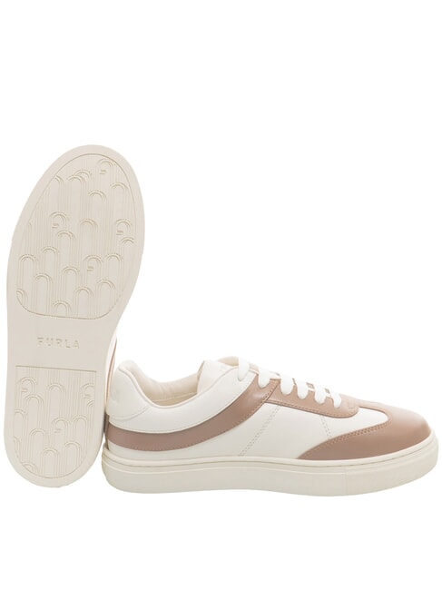 CITY  Leather sneakers talcum powder h+taupe - Women&rsquo;s shoes
