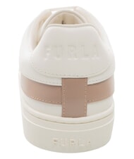 FURLA CITY  Leather sneakers talcum powder h+taupe - Women&rsquo;s shoes - 4