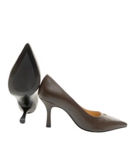 FURLA ATELIER  Leather d&eacute;collet&eacute;, 9 cm heel chocolate - Women&rsquo;s shoes - 2