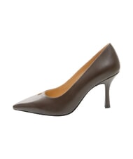 FURLA ATELIER  Leather d&eacute;collet&eacute;, 9 cm heel chocolate - Women&rsquo;s shoes - 3