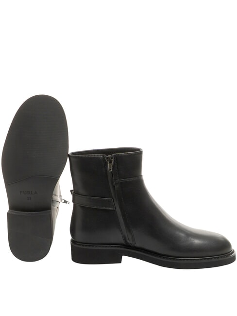 FROST  Leather ankle boots Black - Women&rsquo;s shoes