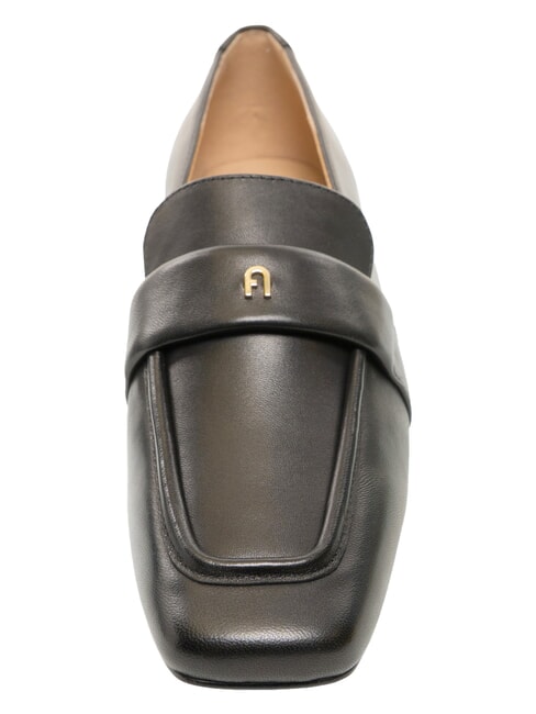 SIGNATURE  Leather moccasins Black - Women&rsquo;s shoes