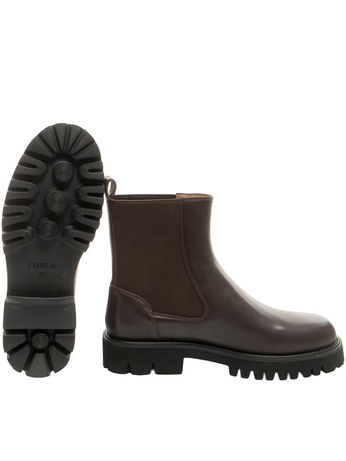 TANK Ankle boots with 3.5 cm heel chocolate - Women&rsquo;s shoes