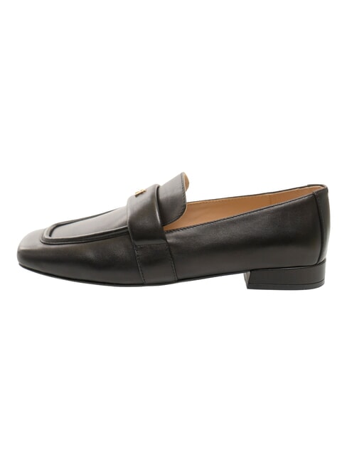 SIGNATURE  Leather moccasins Black - Women&rsquo;s shoes