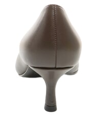 FURLA ATELIER  Leather d&eacute;collet&eacute; with 5cm heel chocolate - Women&rsquo;s shoes - 3