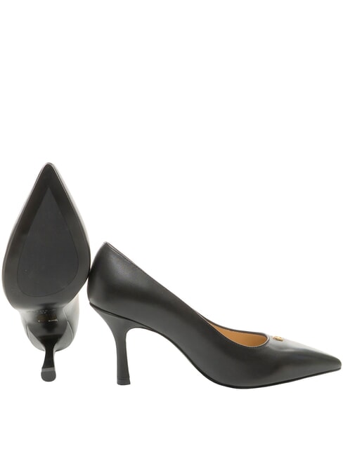 ATELIER  Leather d&eacute;collet&eacute;, 9 cm heel Black - Women&rsquo;s shoes