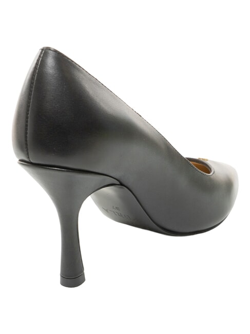ATELIER  Leather d&eacute;collet&eacute;, 9 cm heel Black - Women&rsquo;s shoes