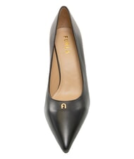 FURLA ATELIER  Leather d&eacute;collet&eacute;, 9 cm heel Black - Women&rsquo;s shoes - 5