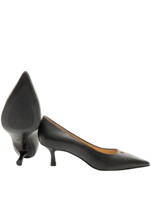 ATELIER  Leather d&eacute;collet&eacute; with 5cm heel Black - Women&rsquo;s shoes