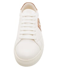FURLA CITY Two-tone sneakers talcum powder h+cognac h - Women&rsquo;s shoes - 5
