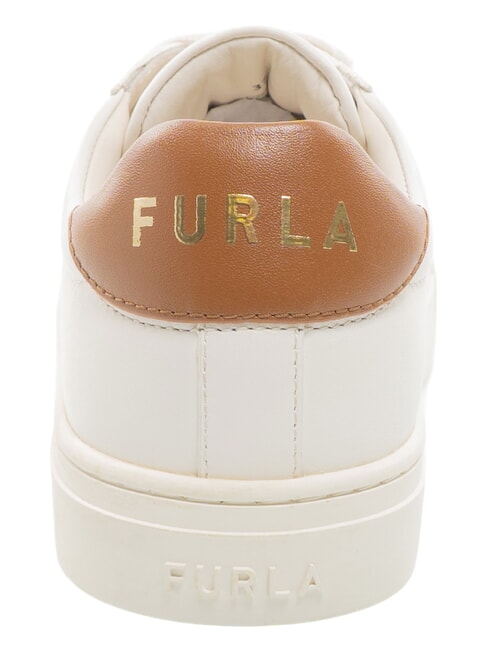 CITY Two-tone sneakers talcum powder h+cognac h - Women&rsquo;s shoes