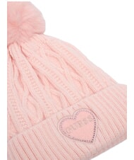 GUESS KIDS POM POM Hat with pom poms pink sugar - Baby Hat - 3