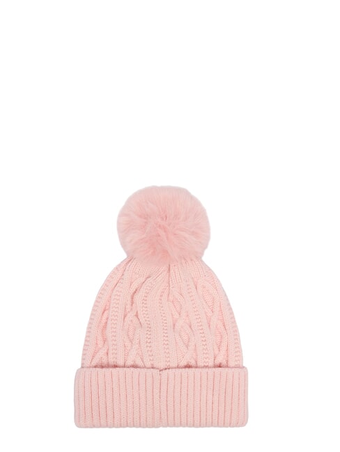KIDS POM POM Hat with pom poms pink sugar - Baby Hat