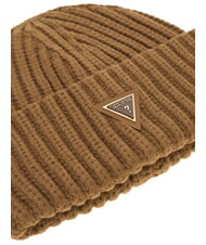 GUESS NOELLE 2 KNITTED Cuffed hat cappuccino - Hats - 3