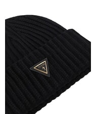 GUESS NOELLE 2 KNITTED Cuffed hat BLACK - Hats - 3