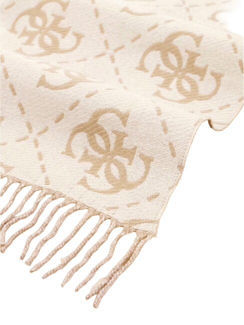 NOLANA 4G LOGO Scarf with fringes bone logo - Scarves