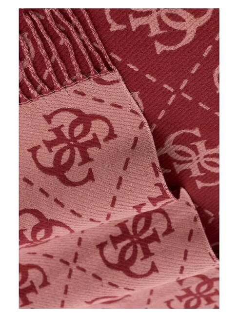 NOLANA 4G LOGO Scarf with fringes cinnamon logo - Scarves