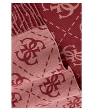 GUESS NOLANA 4G LOGO Scarf with fringes cinnamon logo - Scarves - 3