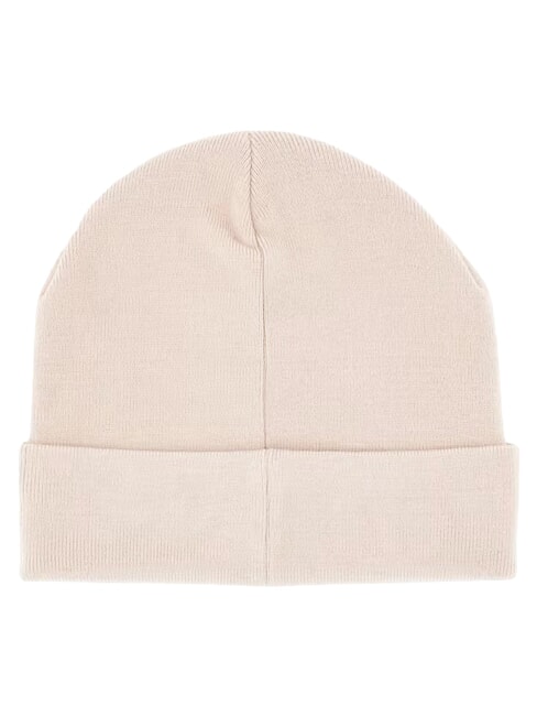 KNITTED Rhinestone logo beanie hat STONE - Hats