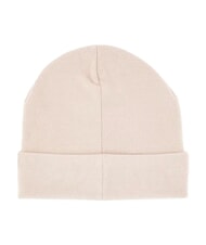 GUESS KNITTED Rhinestone logo beanie hat STONE - Hats - 2