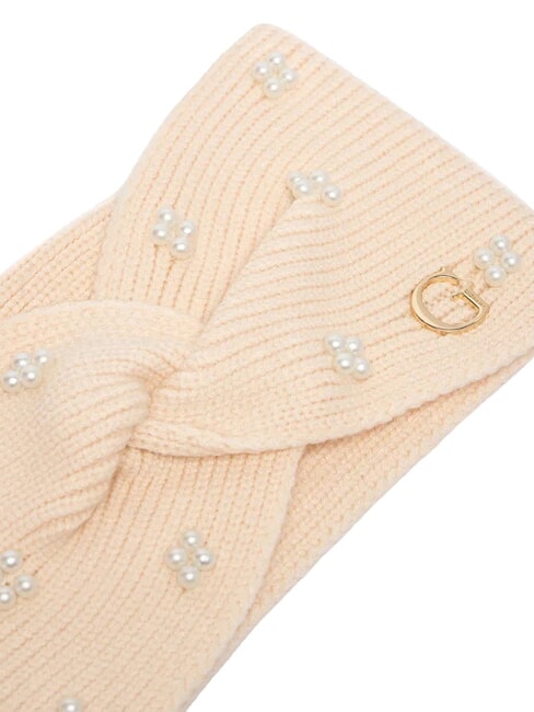 KNITTED Glitter headband OFFWHITE - Hats