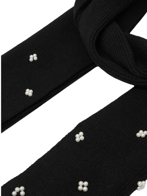 KNITTED Glitter scarf BLACK - Scarves