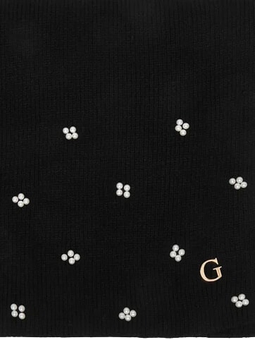KNITTED Glitter scarf BLACK - Scarves