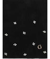 GUESS KNITTED Glitter scarf BLACK - Scarves - 4