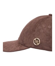GUESS LOGO Baseball cap brown - Hats - 3