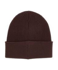 GUESS KNITTED Cuffed hat bitter brown - Hats - 2