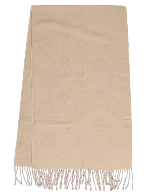 CARMELLA Scarf light taupe logo - Scarves