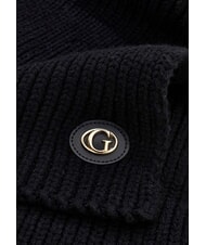 GUESS KNITTED Scarf BLACK - Scarves - 3